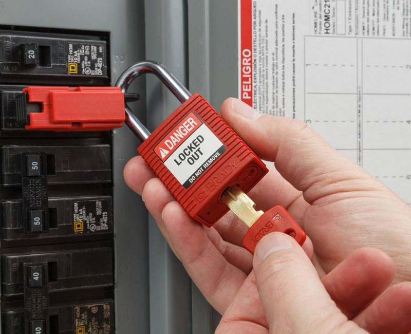 brady safekey veiligheidshangslot voor lockout-tagout